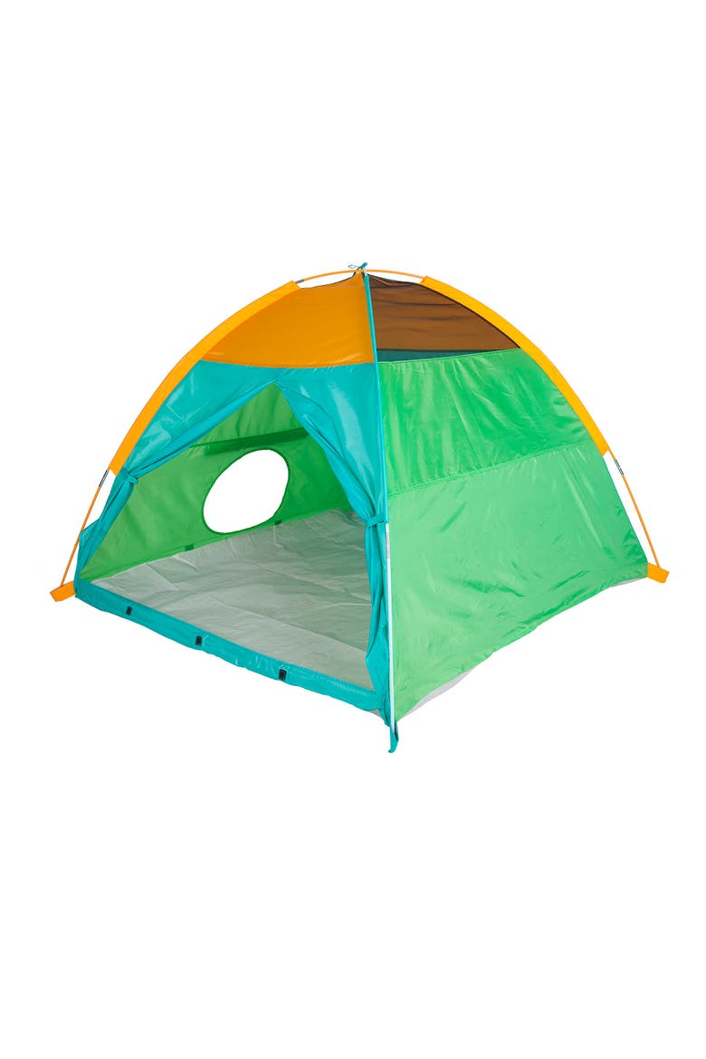 Super Duper Play Tent, Main, color, GREEN ORANGE BLUE