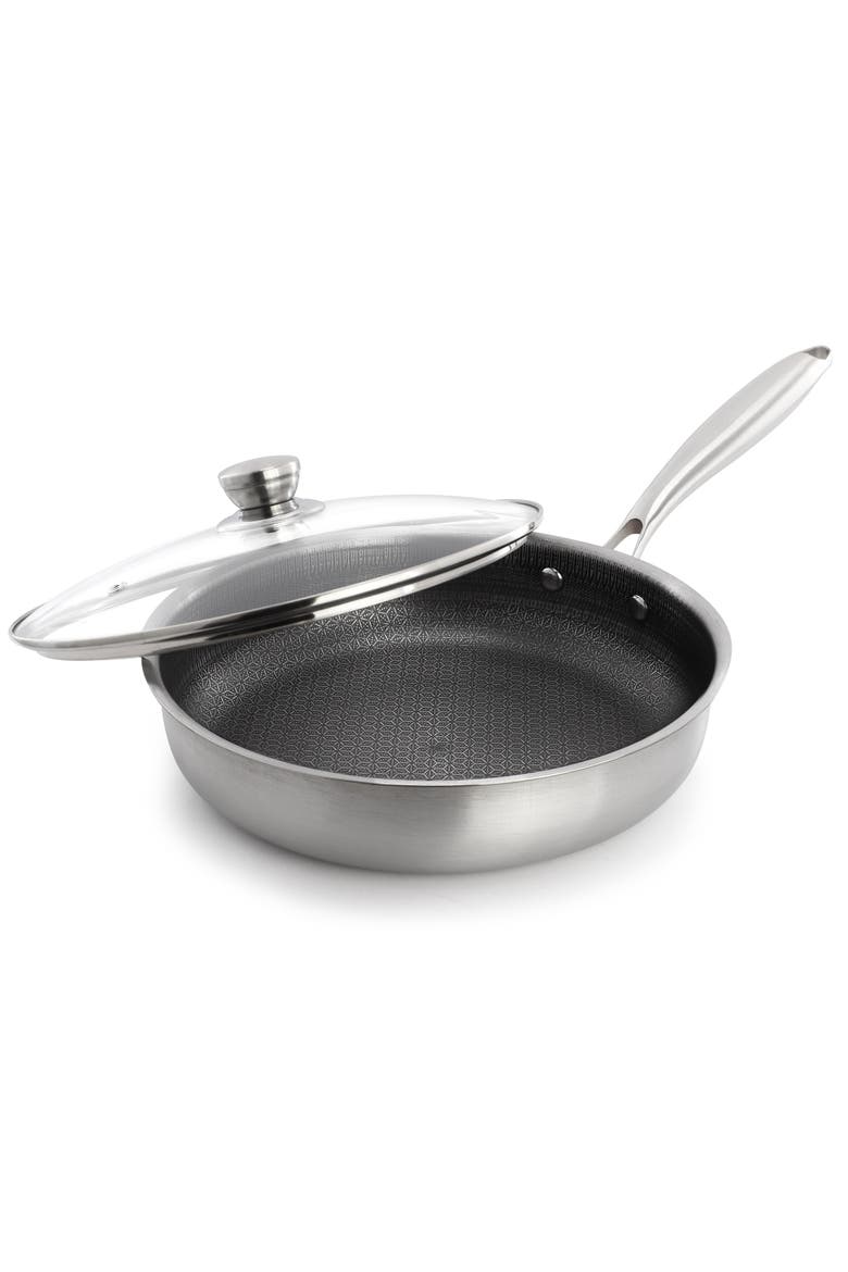 Elsenborn 10 Piece Stainless Steel Cookware Set, Alternate, color, Silver