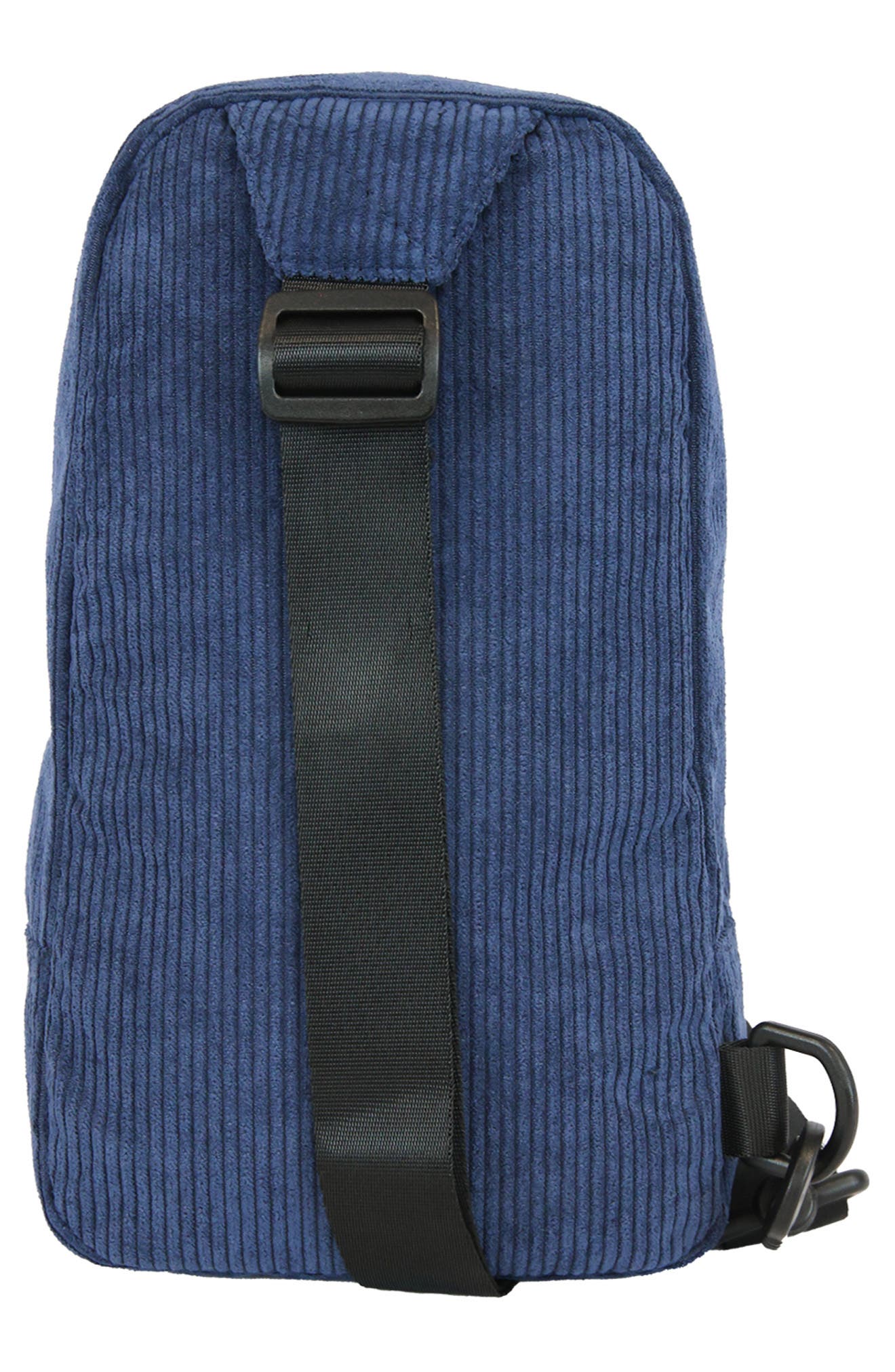Original Penguin Corduroy Sling Bag, Alternate, color, Blue Wing Teal