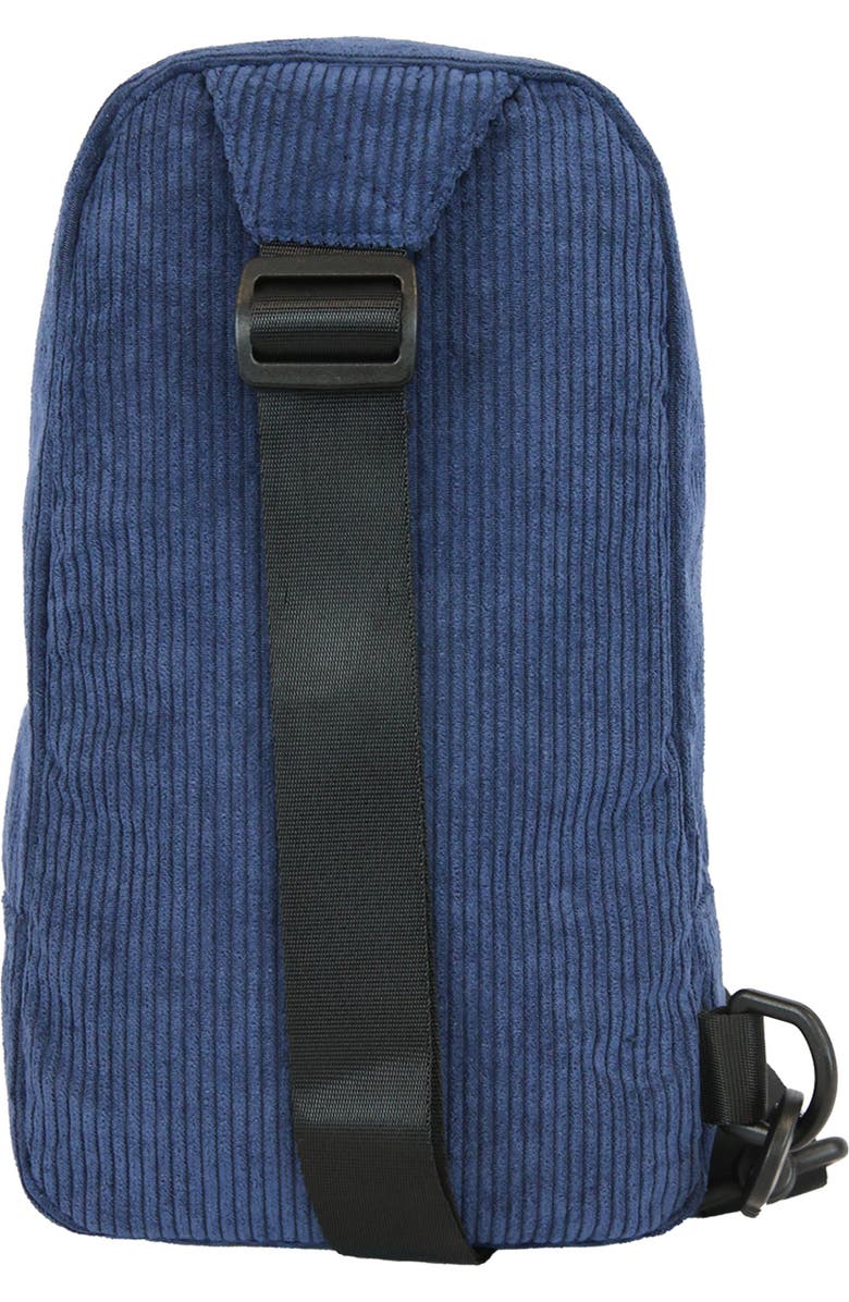 Original Penguin Corduroy Sling Bag, Alternate, color, Blue Wing Teal