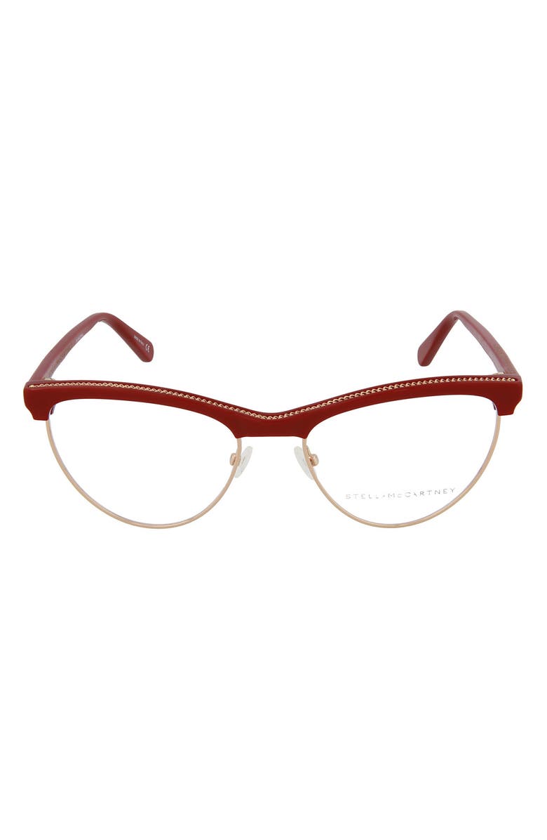Stella McCartney 54mm Round Optical Frames, Main, color,
