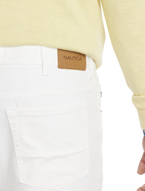 Nautica Big & Tall Glacier Bay Straight-fit Denim Jeans In White