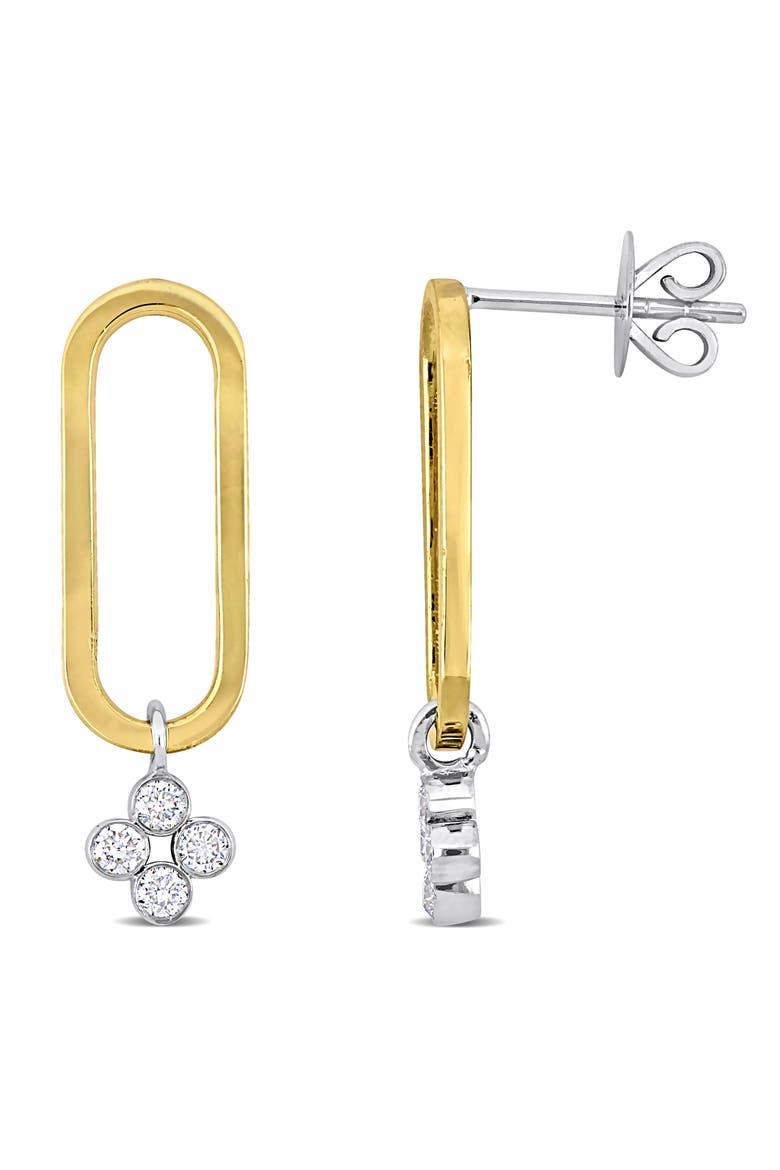 1/3 CTW Diamond Dangle Earrings 14k Gold, Main, color, 14k Gold