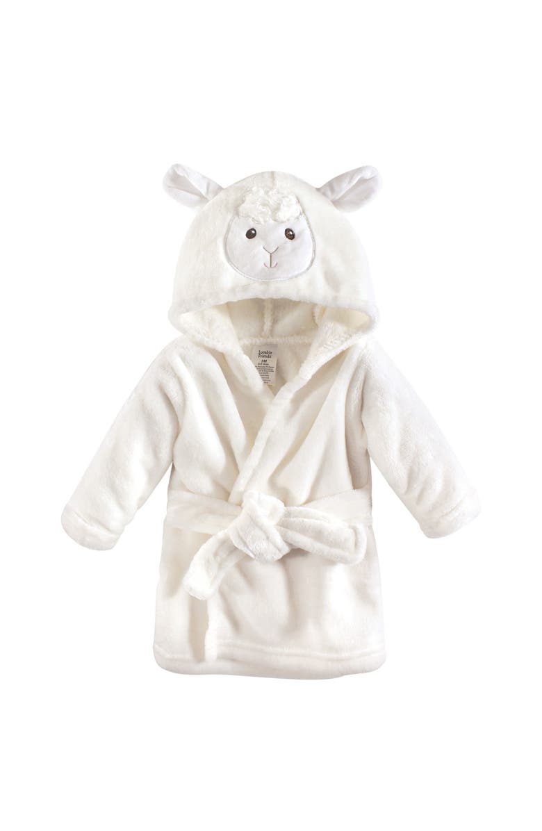 Luvable Friends Luxurious Unisex Spa Gown, Main, color, Lamb