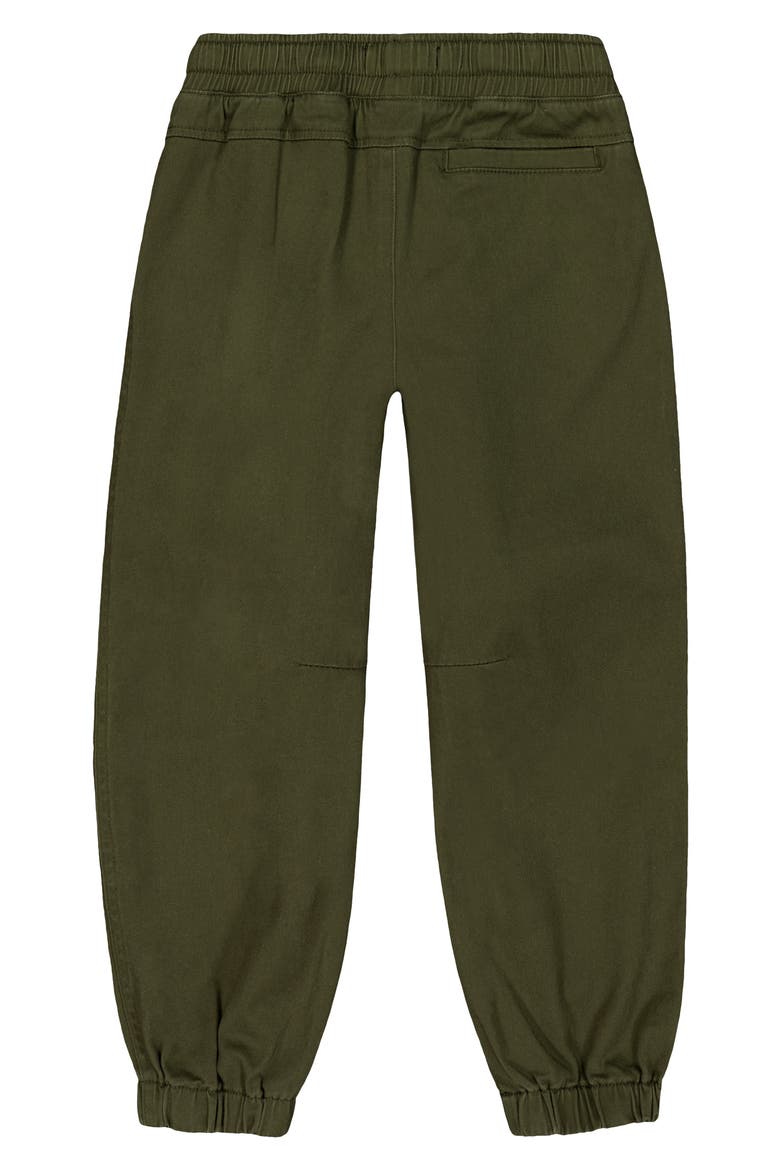Kids' Legend Stretch Cotton Twill Joggers, Alternate, color, OLIVE