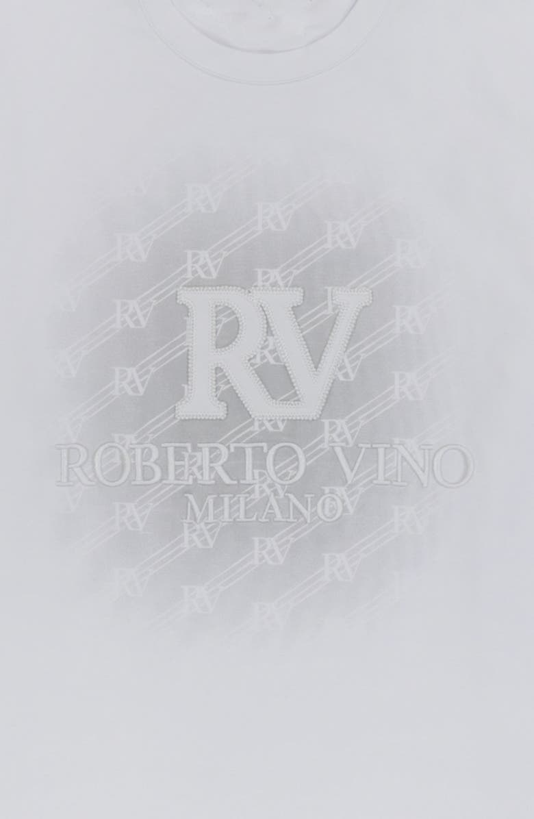 Roberto Vino RV Front Slim Fit Tee, Alternate, color, White