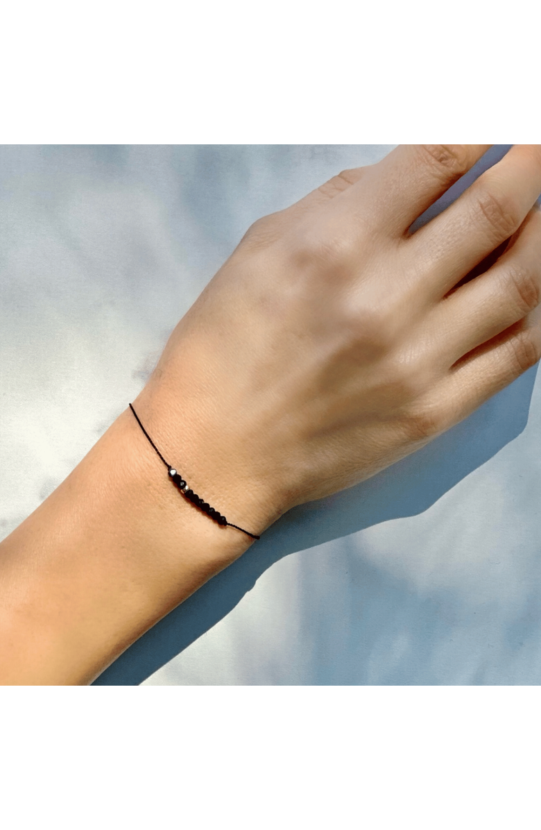 C. GRASSI The Energy Project Bracelet - Protection With Black Tourmaline & Solid 14K Gold Bead, Alternate, color, Black