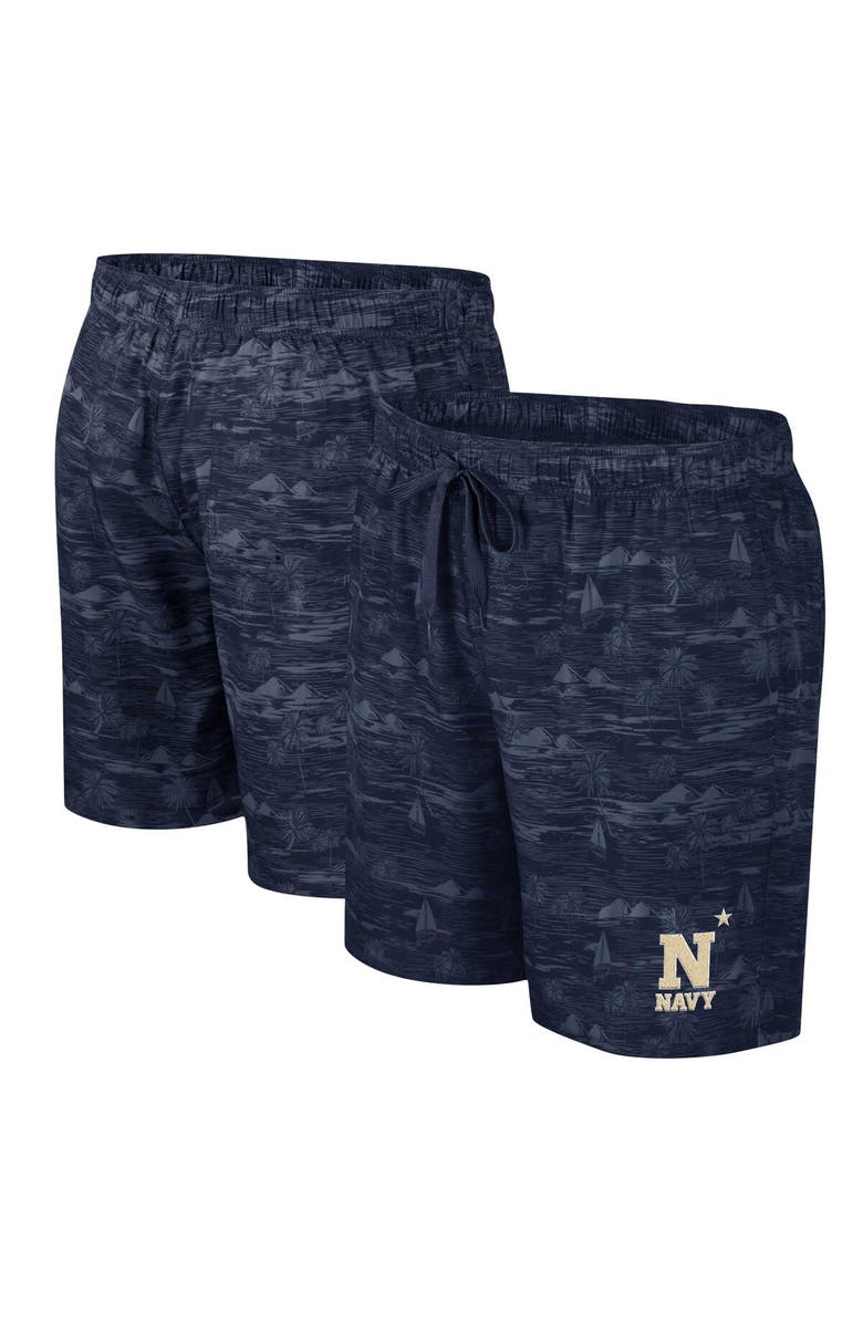 COLOSSEUM Men's Colosseum Navy Navy Midshipmen Ozark Swim Shorts, Alternate, color, 