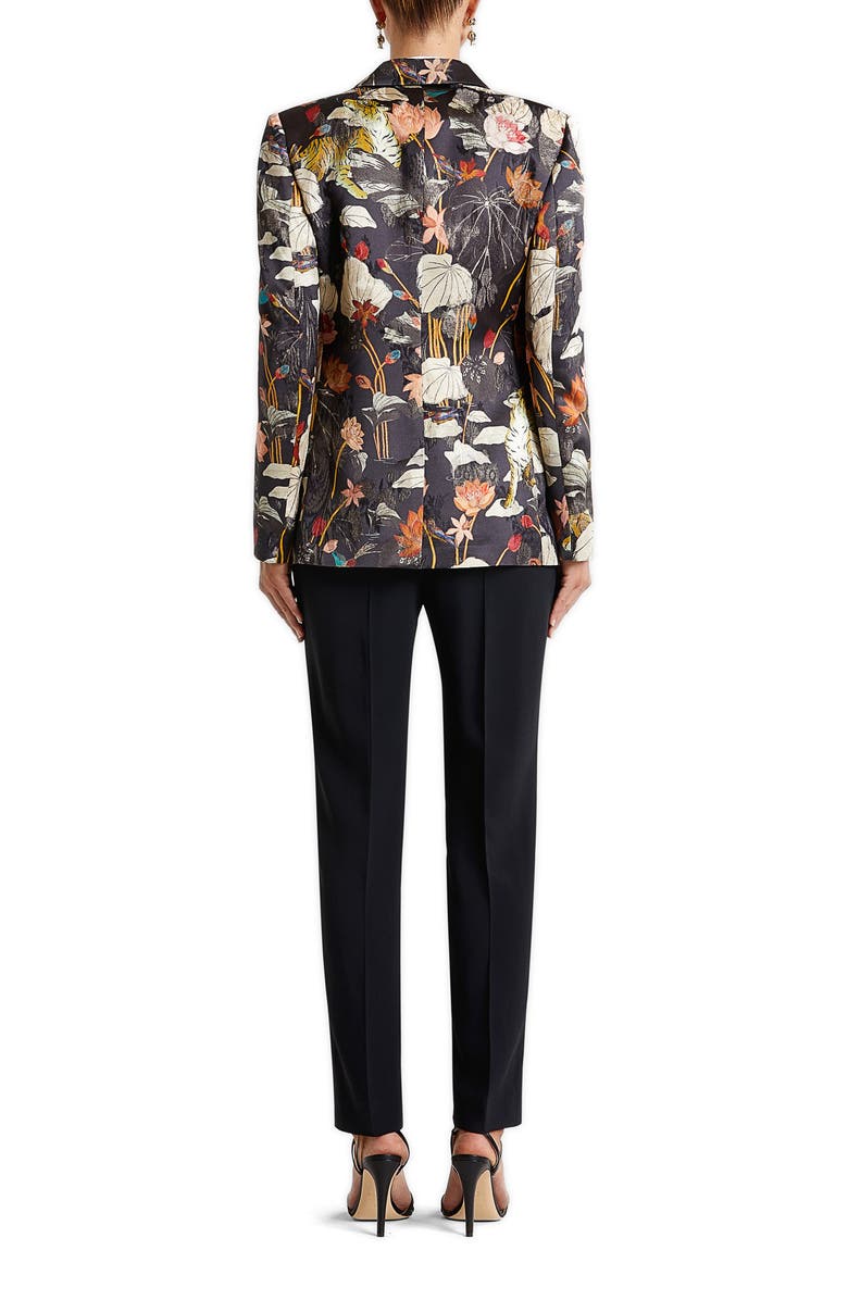 Etro Panarea Floral Metallic Brocade Blazer, Alternate, color, 
