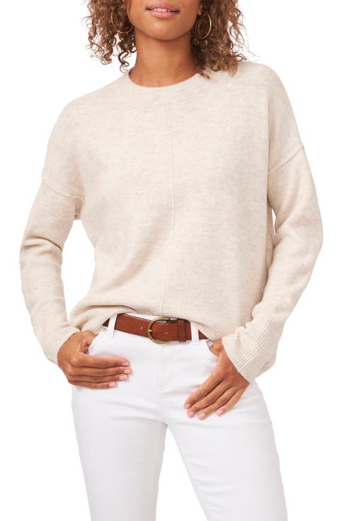 Exposed Seam Crewneck Sweater