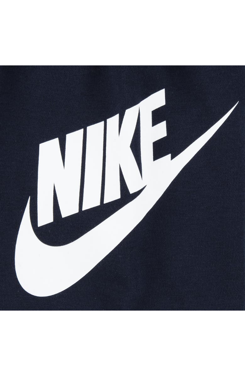 Nike Kids' Crew Tee & Knit Shorts Set, Alternate, color, Obsidian