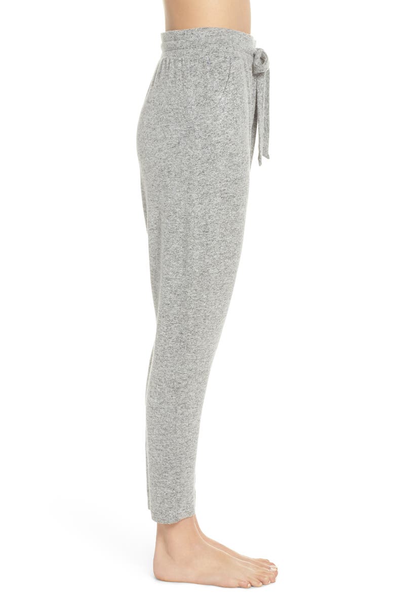 Brushed Hacci Lounge Jogger Pants, Alternate, color, GREY FLANNEL MARL