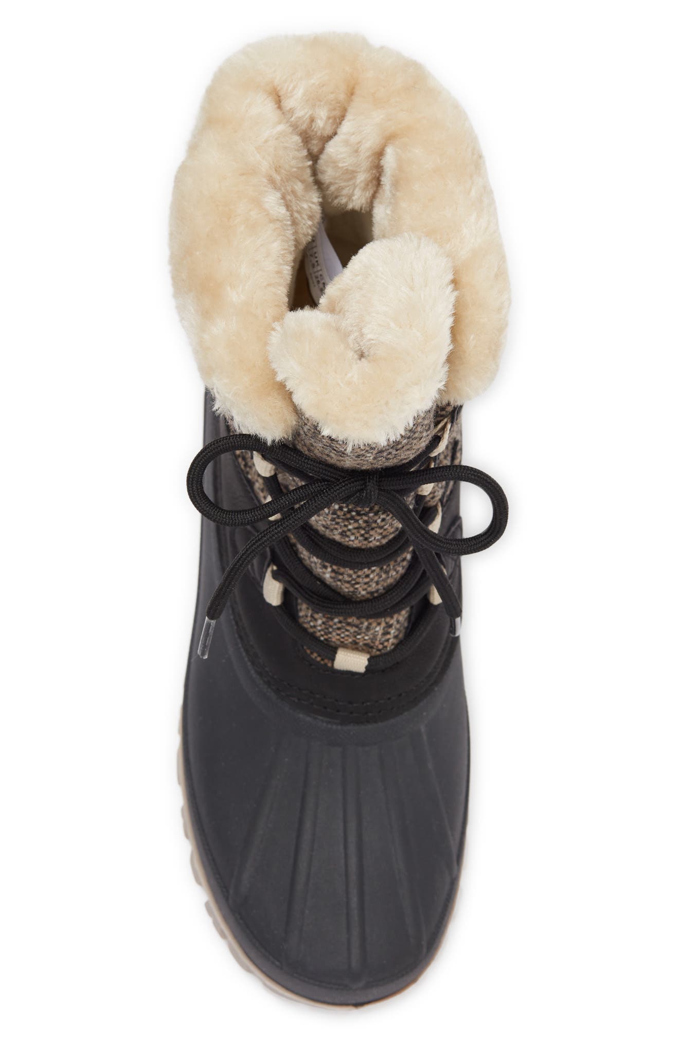 Cougar Cabin Faux Fur Cuff Waterproof Winter Boot, Alternate, color, 