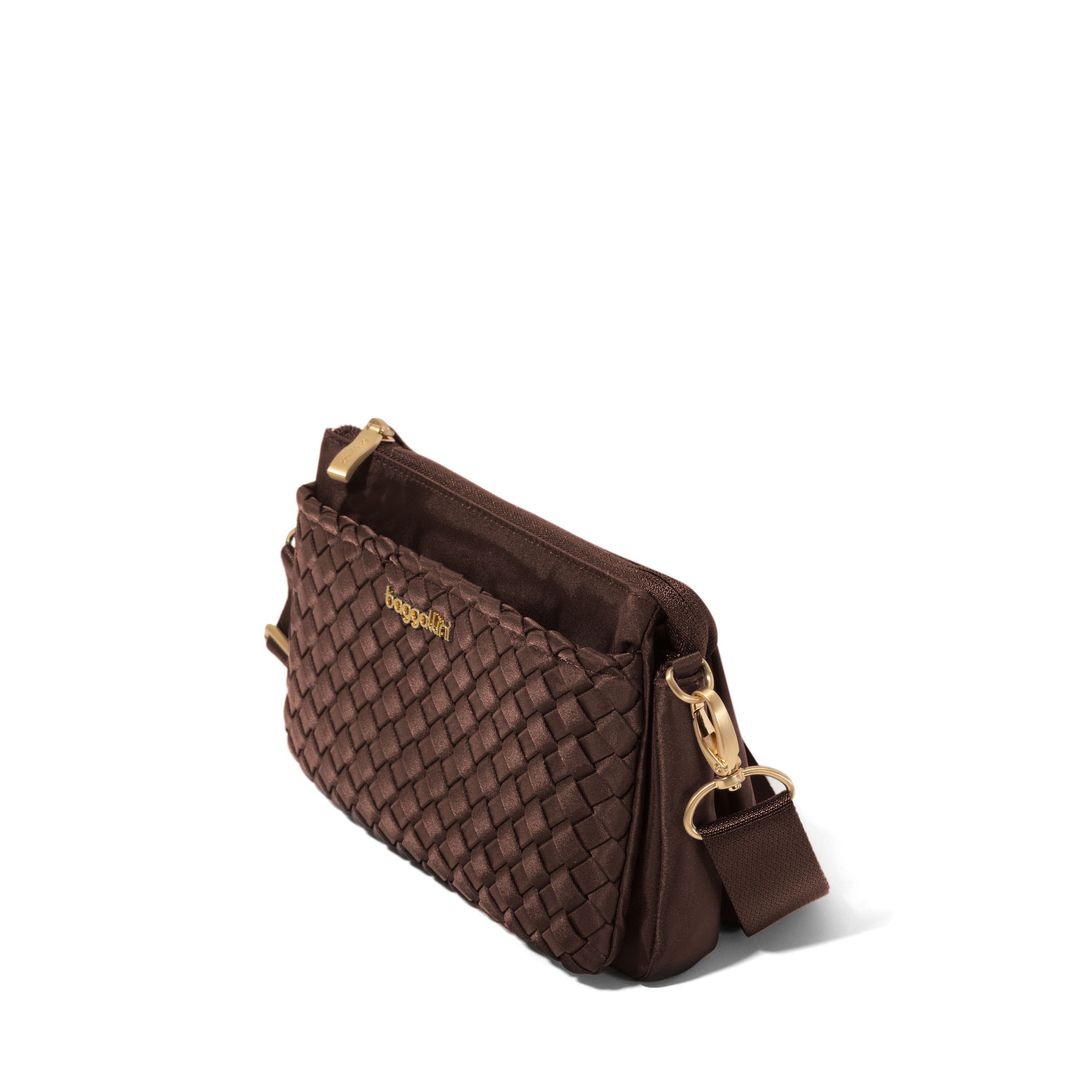 Perry Woven Crossbody, Alternate, color, Ganache Woven Twill