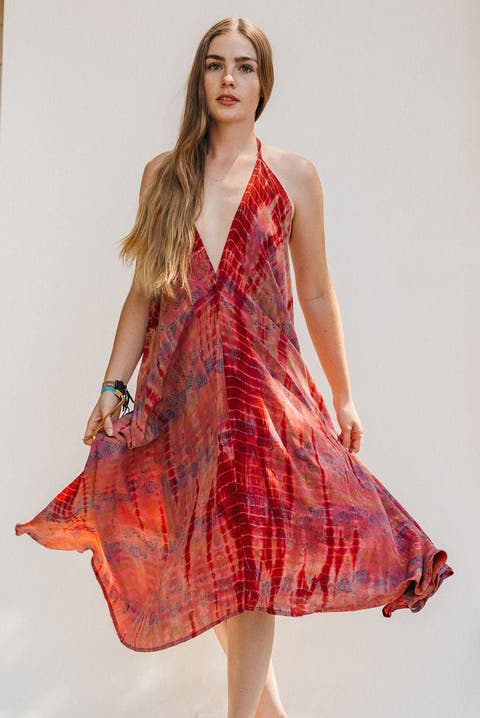 Classic Silk Dress Wildflower