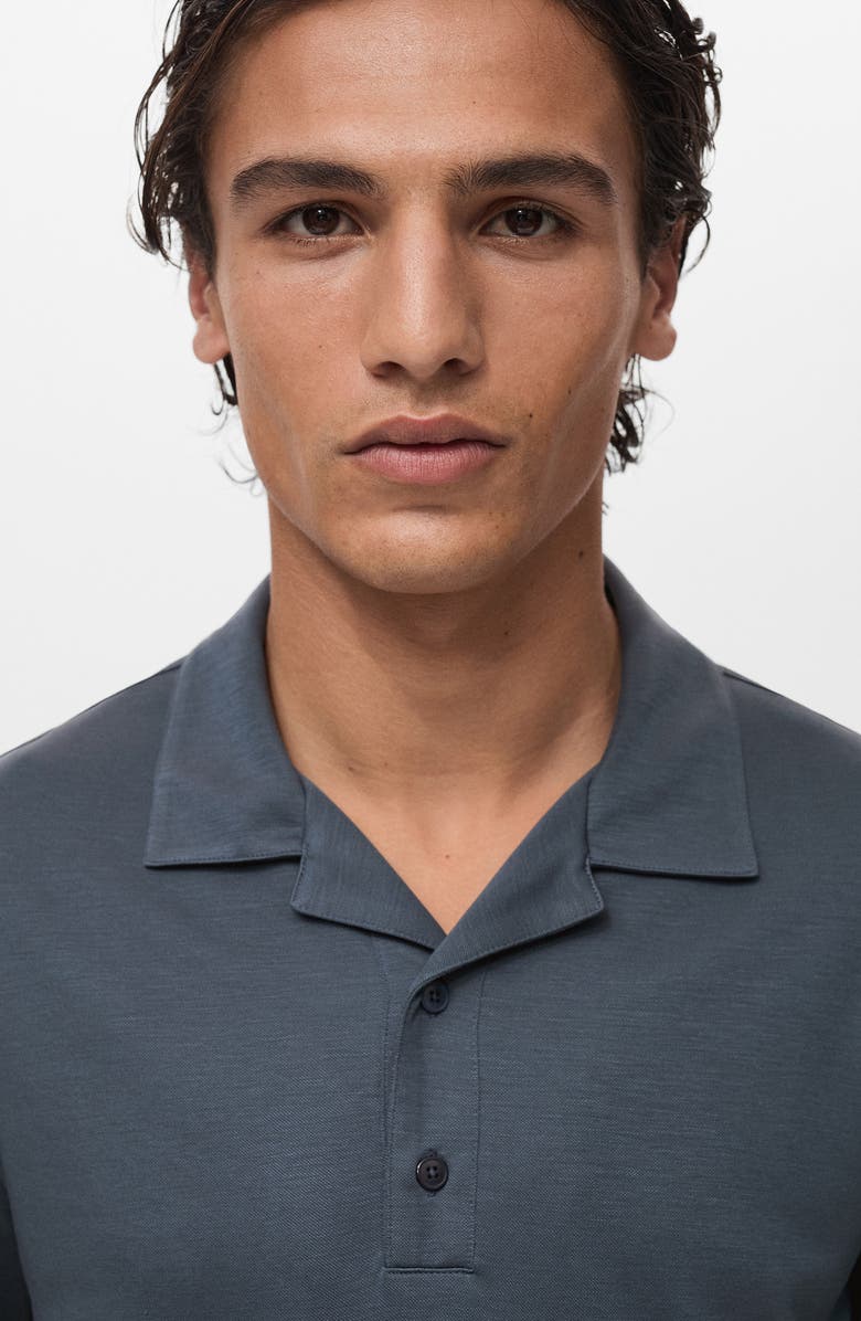 MANGO Polo Shirt, Alternate, color, Petrol Blue