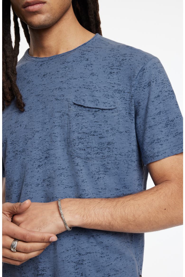 Cooper Slub Cotton Crewneck T-Shirt, Alternate, color, DUTCH BLUE