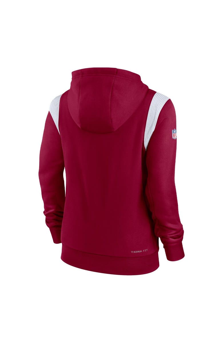 Nike Women's Nike Burgundy Washington Commanders Sideline Stack Performance Pullover Hoodie, Alternate, color, Burgundy