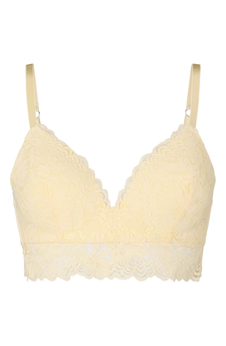 Hunkemöller Andrea Padded Wirefree Bralette, Alternate, color, Anise Flower
