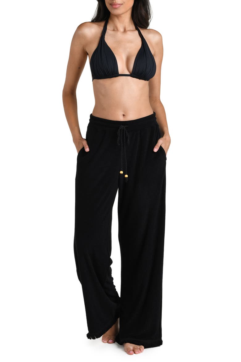 Wild Nomad Cover-Up Pants, Main, color, BLACK
