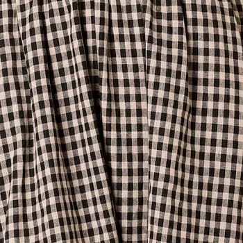 Thomas Gingham Check Cotton Midi Dress