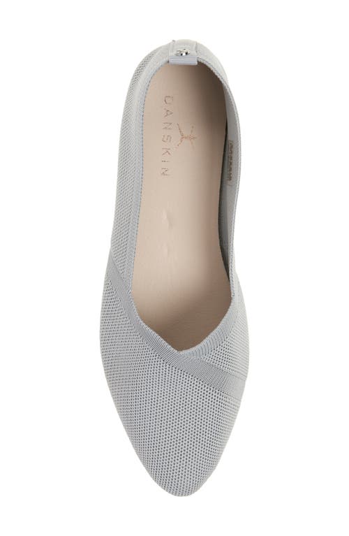 Danskin Notched Knit Flat In Grey