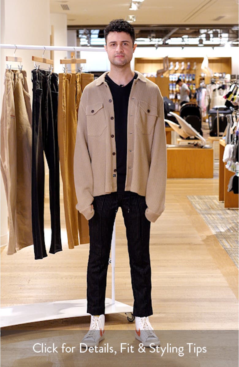 Wells Waffle Knit Shirt Jacket, sales video thumbnail