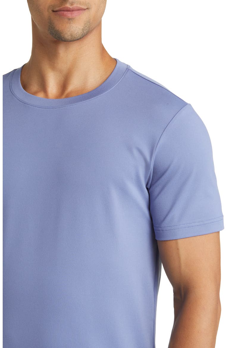 Conquer Reform Performance Crewneck T-Shirt, Alternate, color, INFINITY BLUE