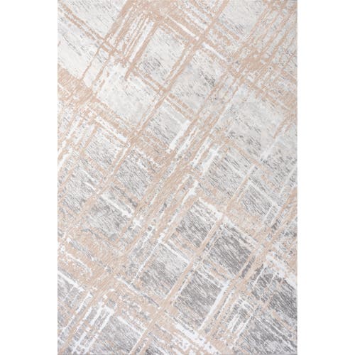 Jonathan Y Slant Modern Abstract Area Rug In Beige/gray