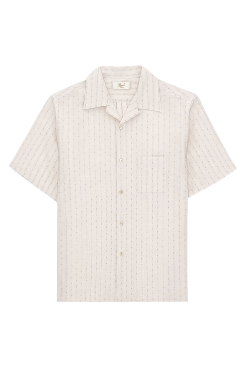 Fortela Prequel Short Sleeve Cotton Shirt, Main, color, Brown