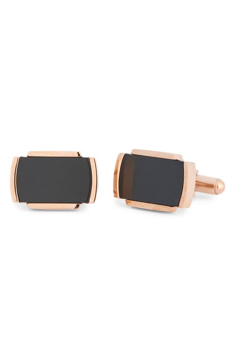 Black Detail Cuff Links