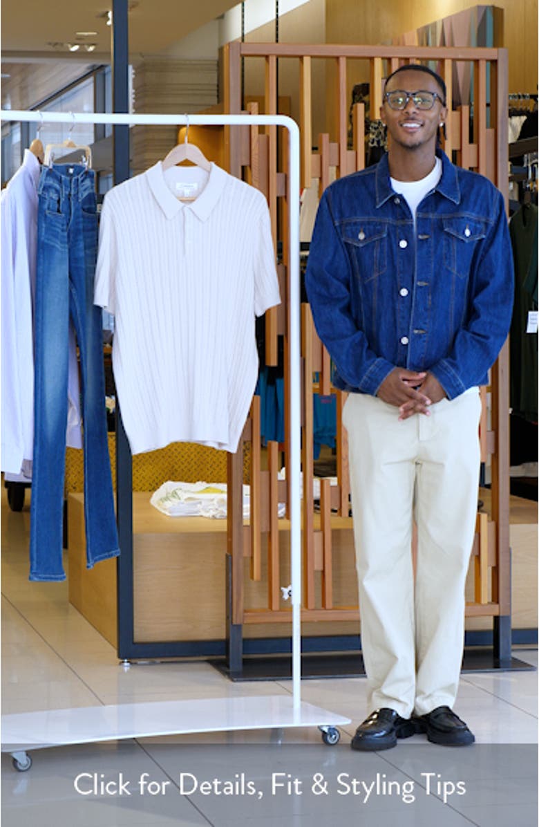 Cabled Cotton & Cashmere Polo Sweater, sales video thumbnail