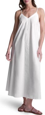DKNY V-Neck Sleeveless Maxi Dress