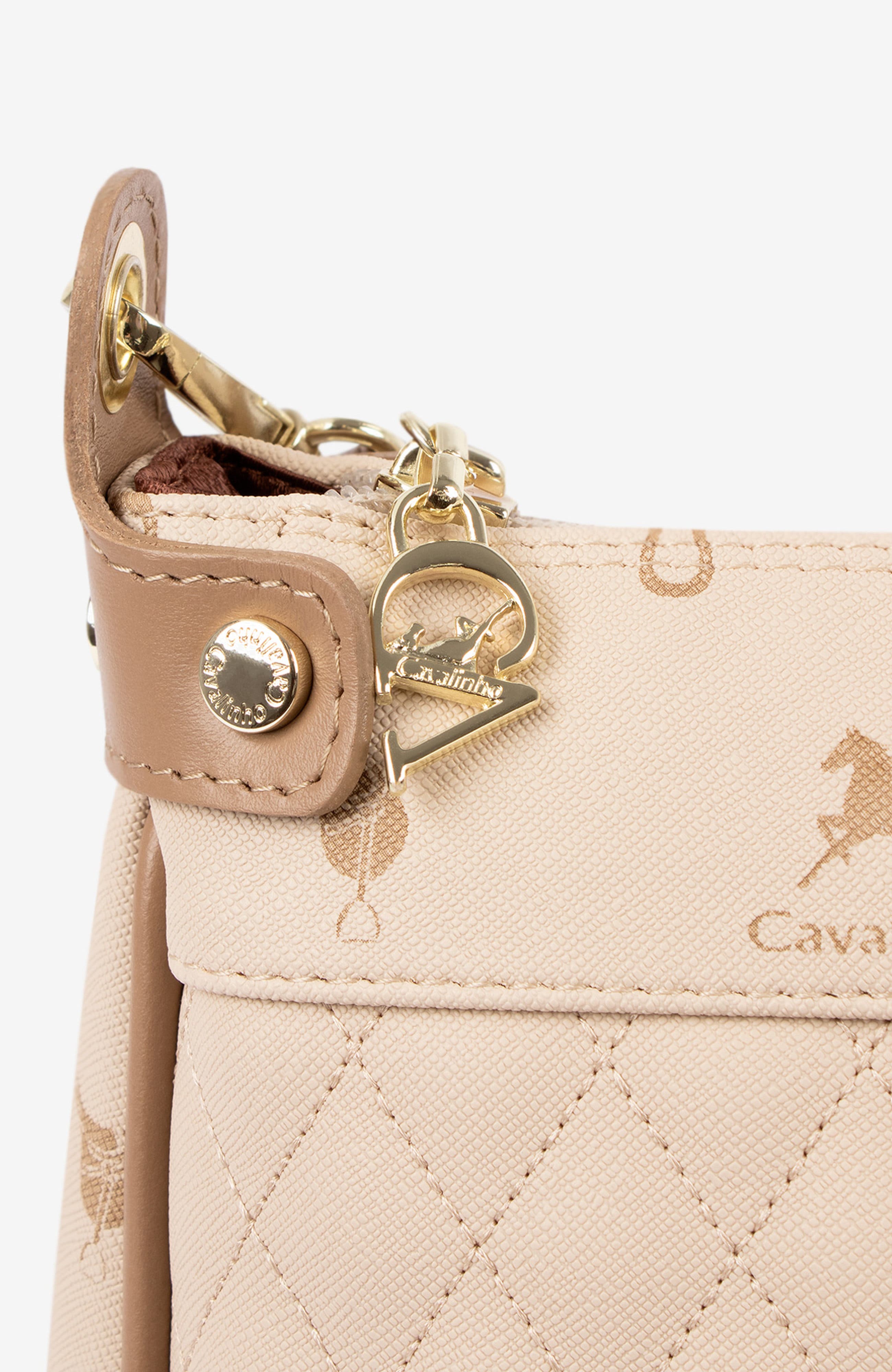 Di Cavallo 592 Crossbody Shoulder Bag, Alternate, color, Beige
