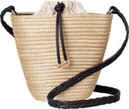 Cesta Collective Mini Fan Whipstitch Crossbody Basket Bag