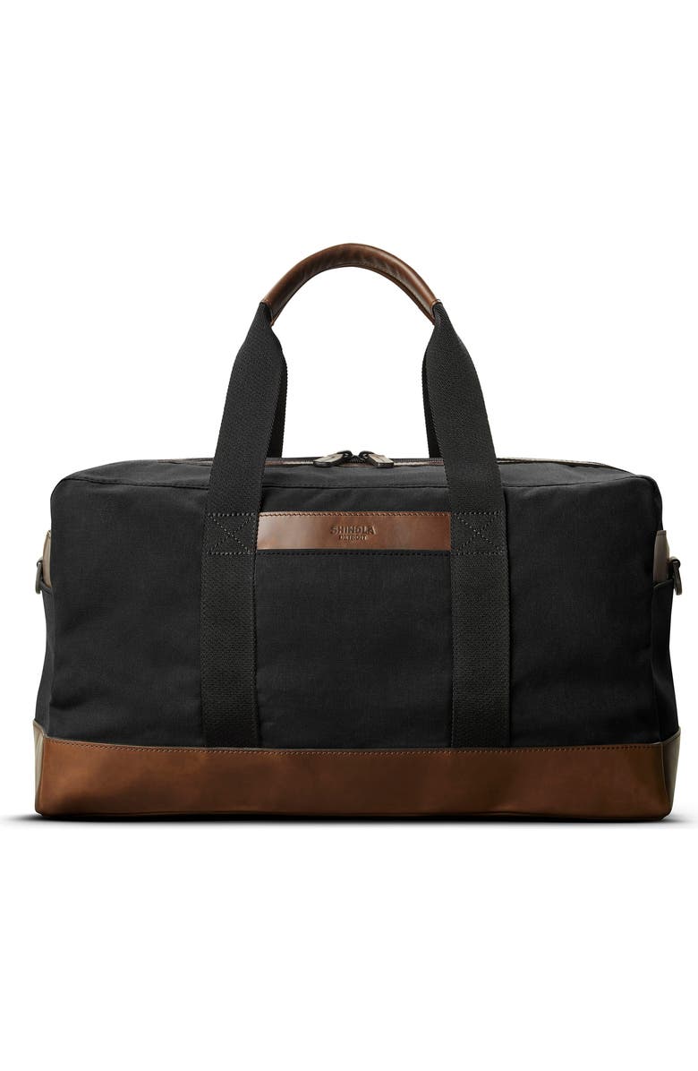 Shinola Mack Waxed Canvas Duffle Bag, Main, color,