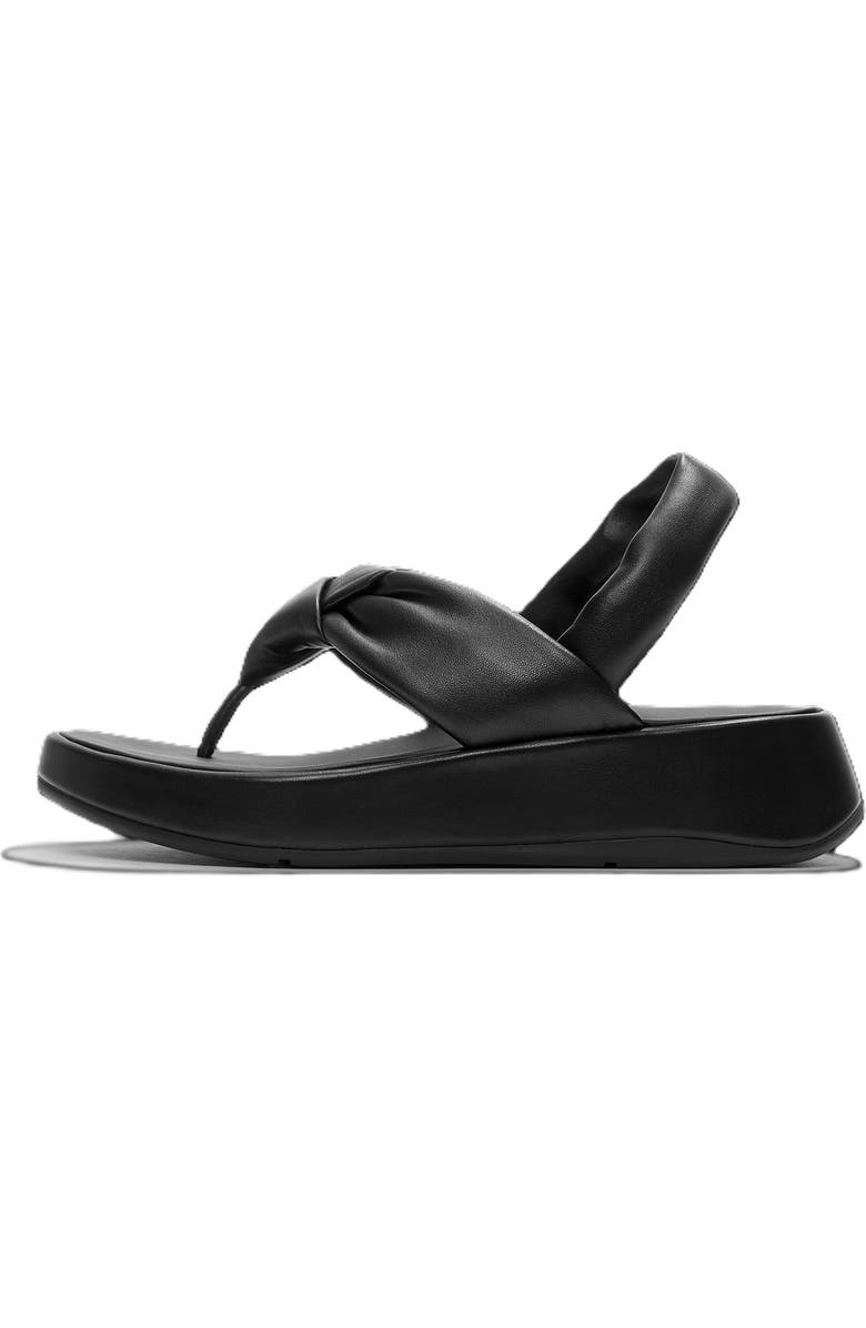 FitFlop F Mode Knot Sandals, Alternate, color, Black