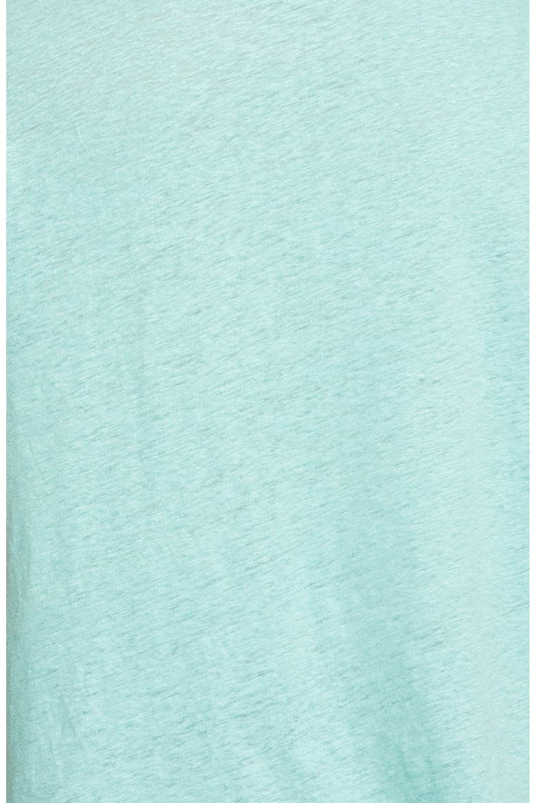 Crewneck Organic Linen Tee, Alternate, color, CALYPSO