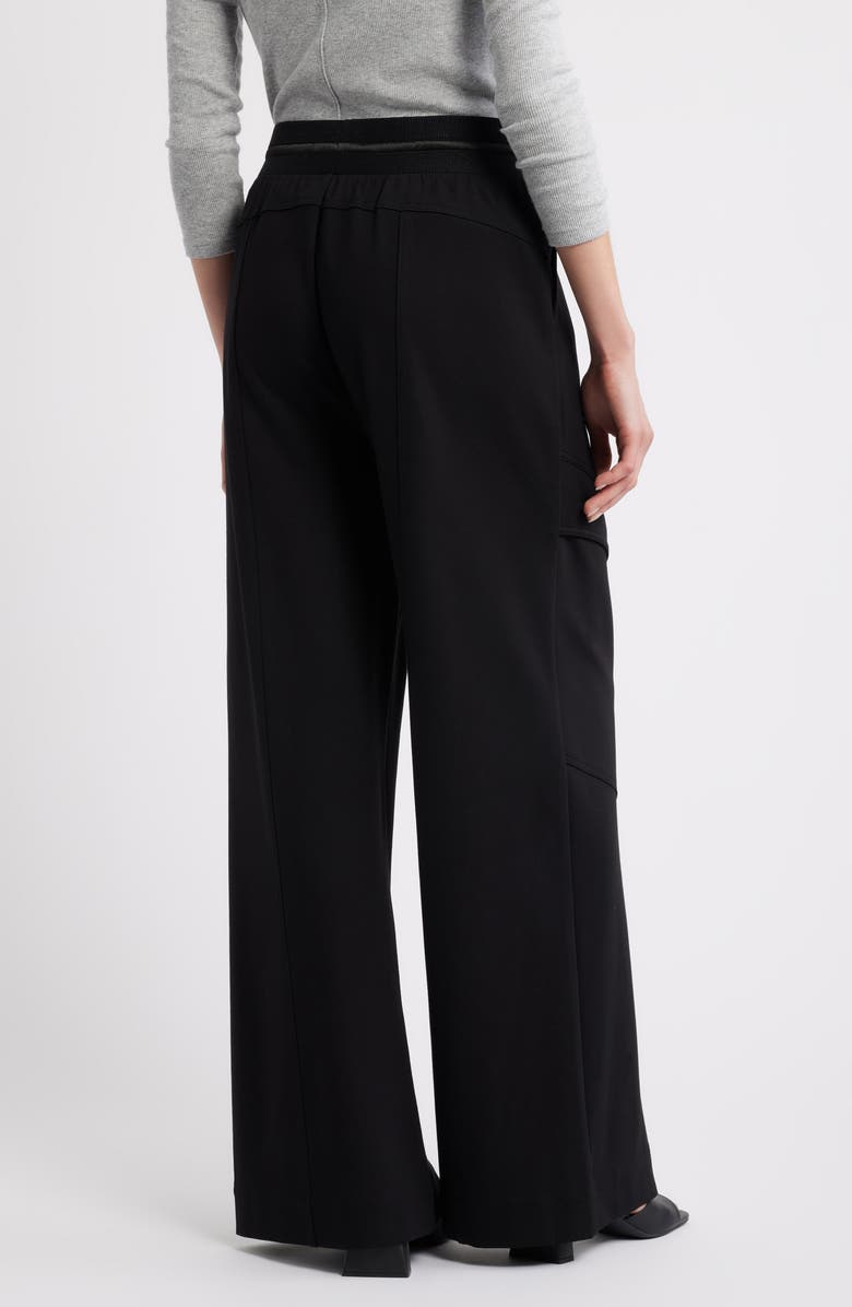 Wit
Wisdom Glider Skyrise Wide Leg Drawstring Pants, Alternate, color, Black