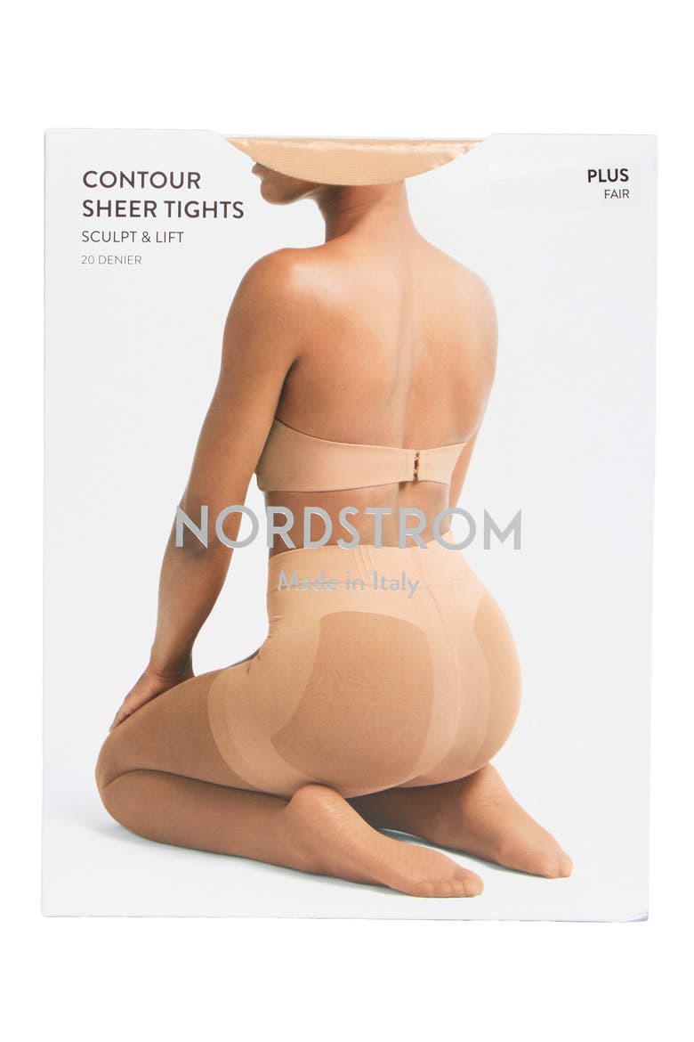 Everyday Shaping Sheer Tights, Alternate, color, FAIR