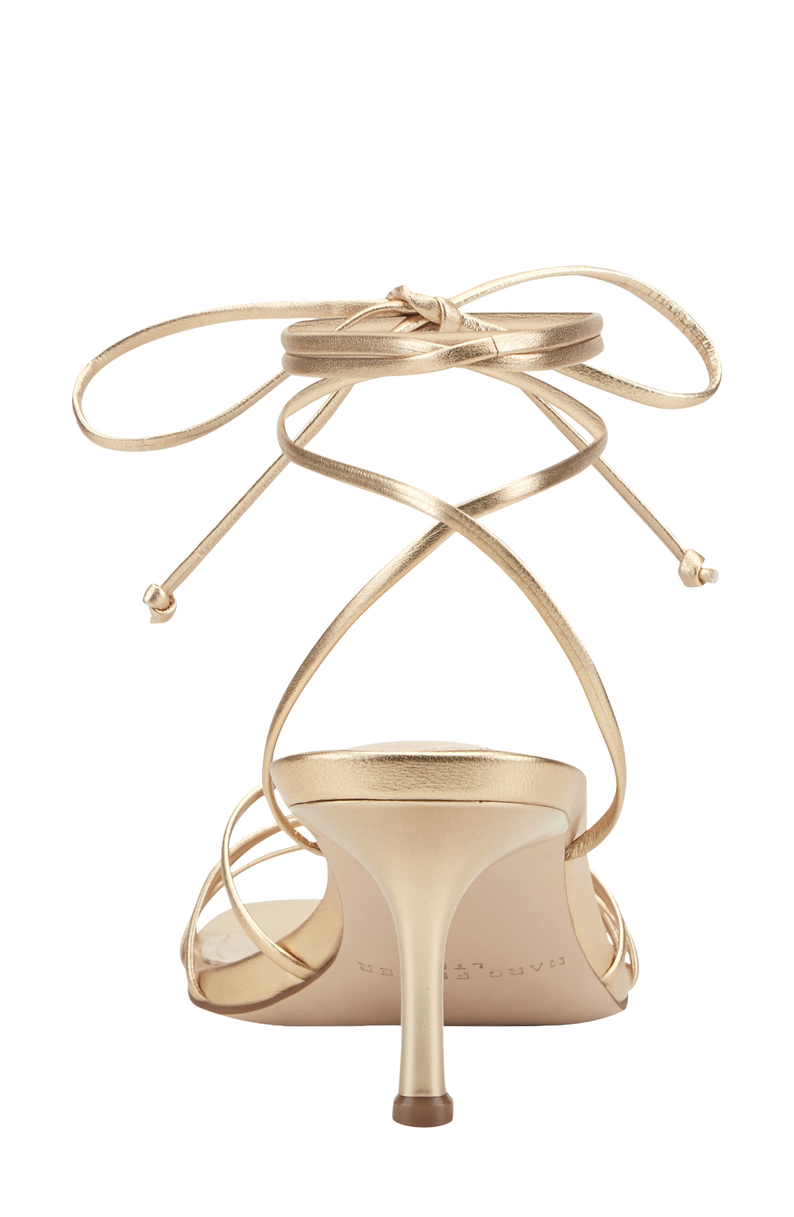 Gineva Ankle Wrap Kitten Heel Sandal - image 4