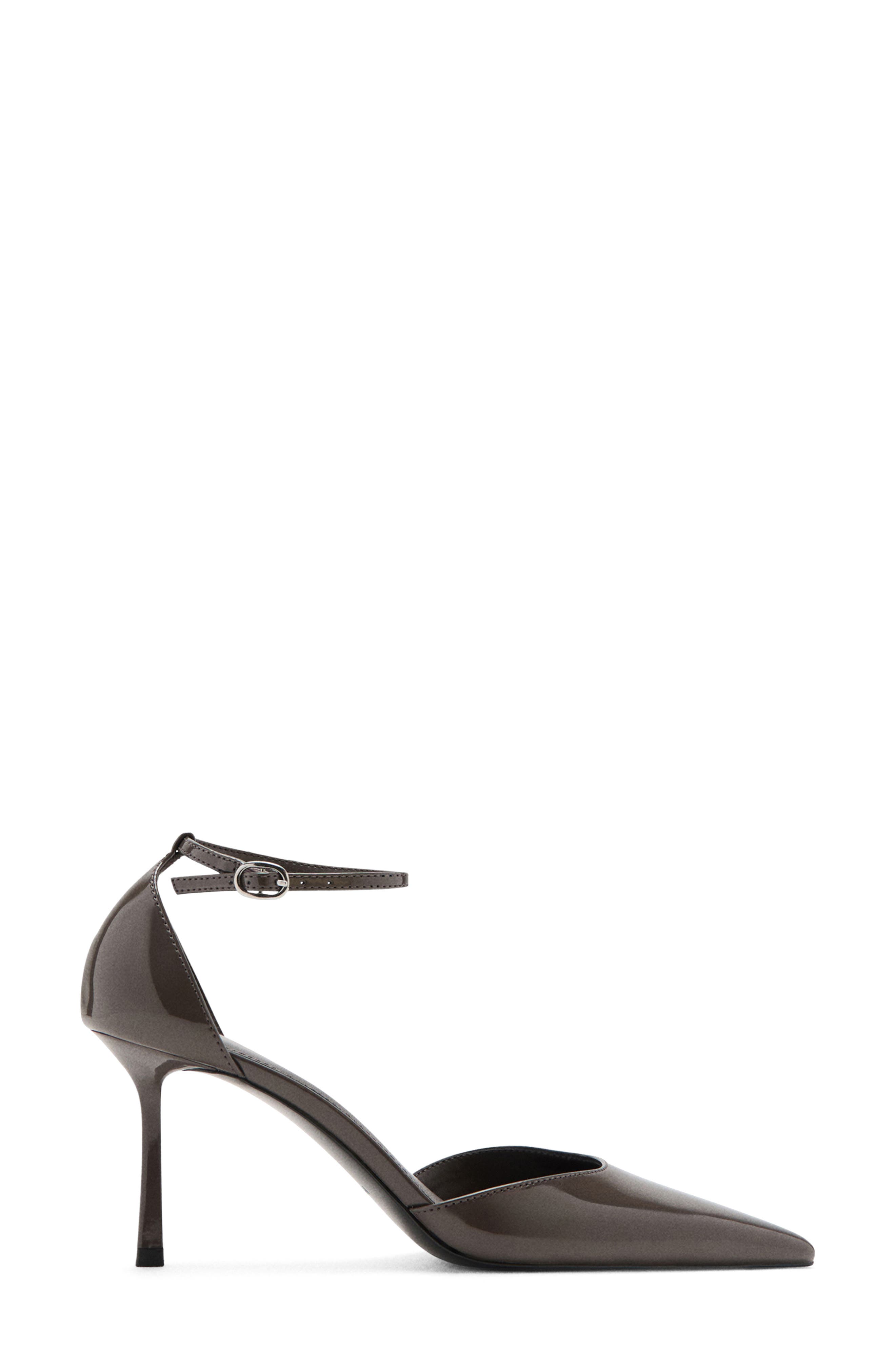 MANGO Pointed Toe Ankle Strap Pump, Alternate, color, 