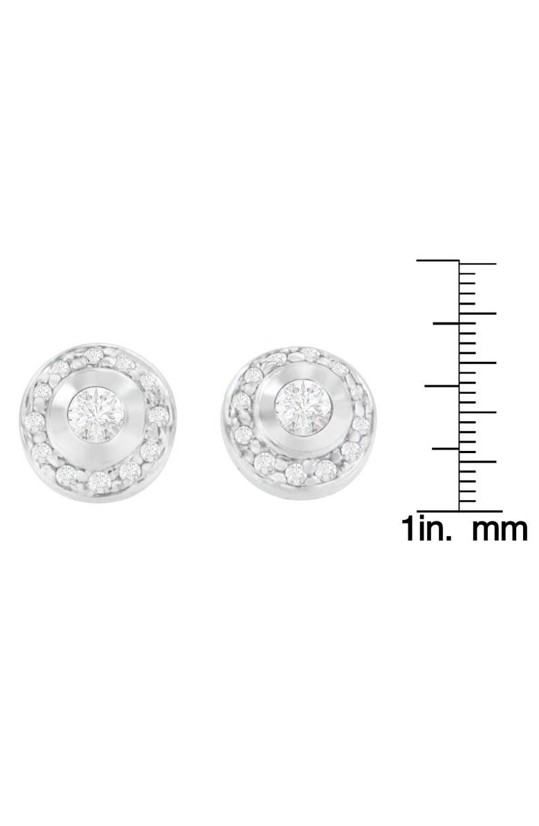 Haus of Brilliance 14K White Gold 1/3 Ct Round Diamond Earrings, Alternate, color, White