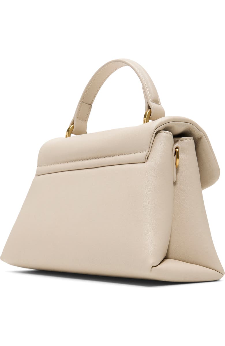 Ted Baker London Poppy Moon Leather Top Handle Bag, Alternate, color, Off White
