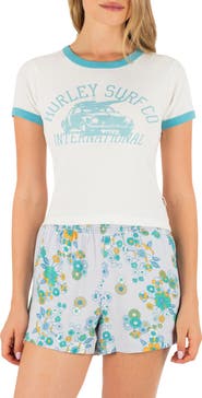 Hurley Speedway Ringer Cotton Graphic T-Shirt