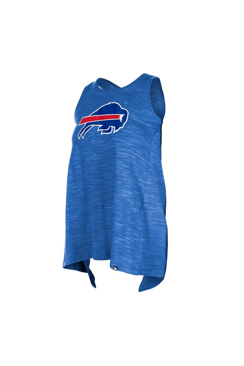 Women's New Era  Royal Buffalo Bills Plus Size Space Dye Active Tank Top, Alternate, color, Royal