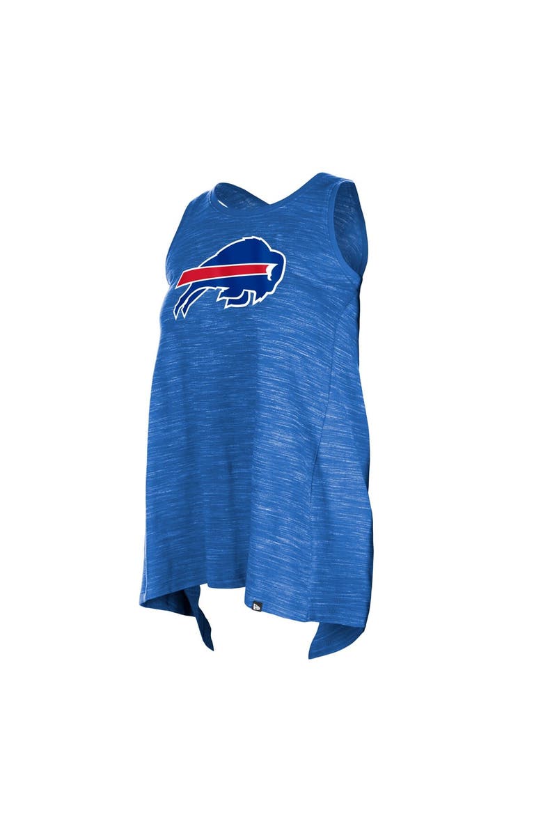 New Era Women's New Era  Royal Buffalo Bills Plus Size Space Dye Active Tank Top, Alternate, color, Royal