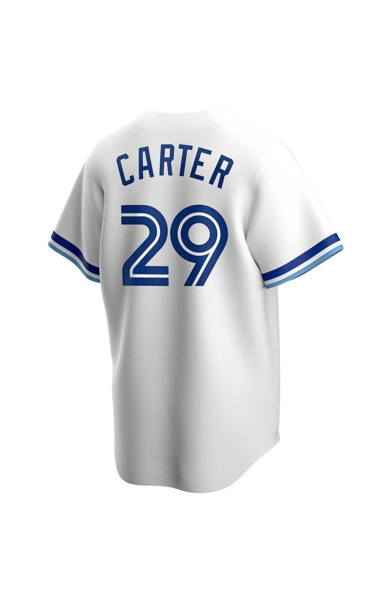 Nike Men's Nike Joe Carter White Toronto Blue Jays Home Cooperstown Collection Player Jersey, Alternate, color,