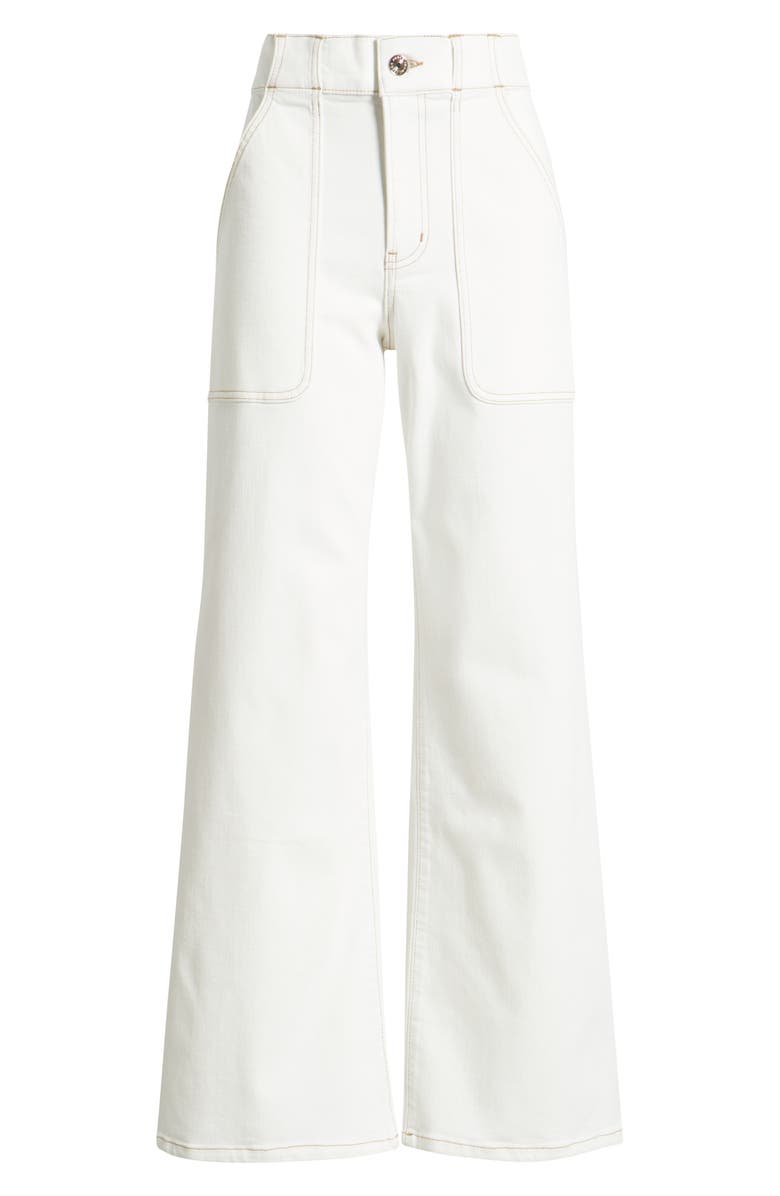 FRAME The Modern Pocket Wide Leg Jeans, Alternate, color, Au Natural Clean