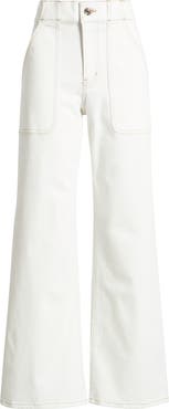 FRAME The Modern Pocket Wide Leg Jeans